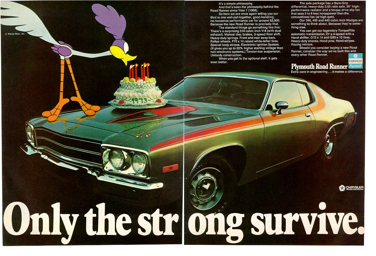 1973 Plymouth Auto Advertising